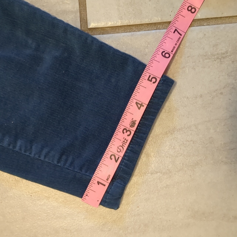 Loft Wedgewood Blue Corduroy Skinny Pants 28/6P - Picture 8 of 12